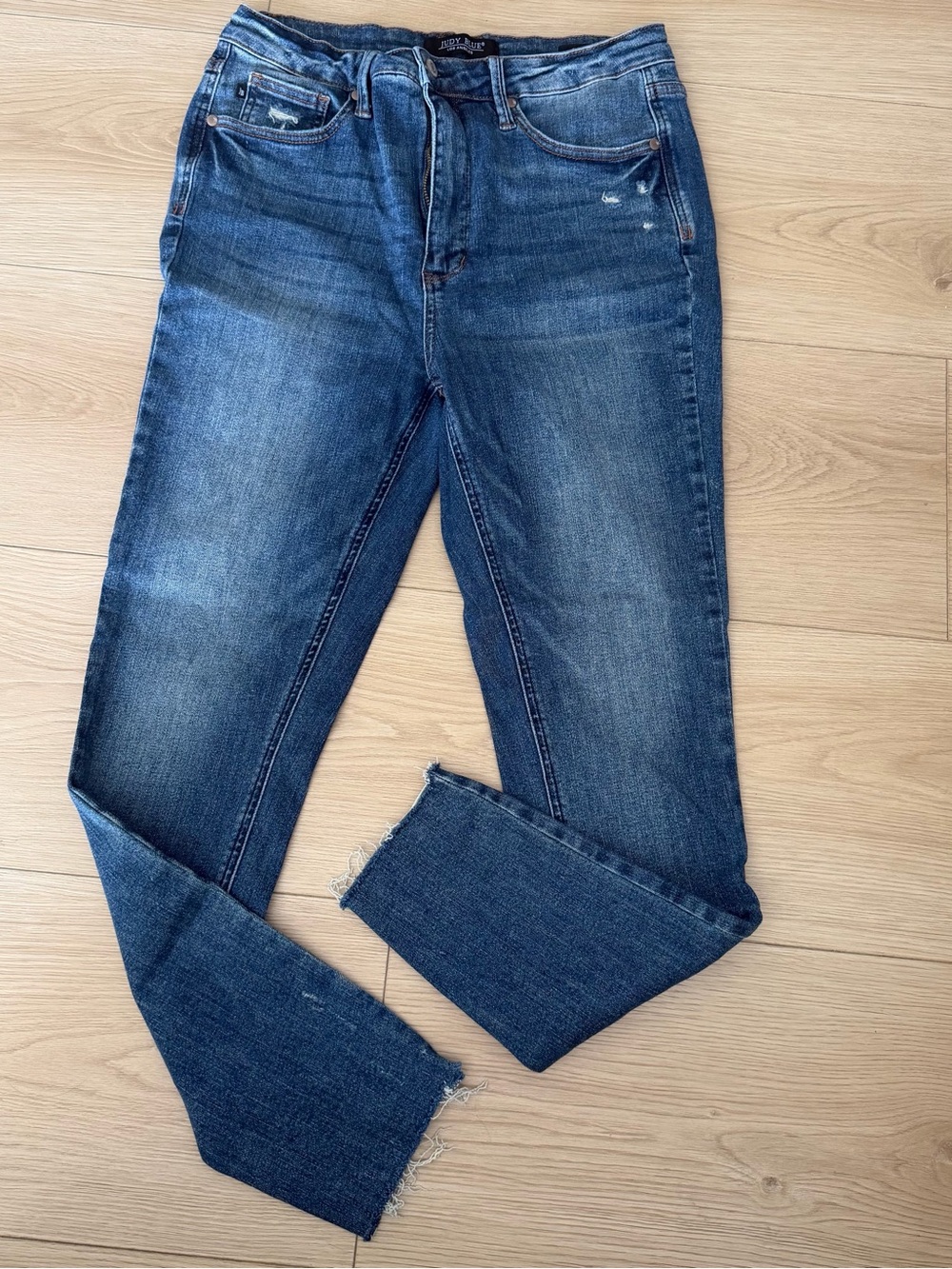 Judy Blue Dark Blue Women's Skinny Jeans Tummy Control Panel
